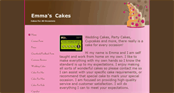Desktop Screenshot of emmascakes.net